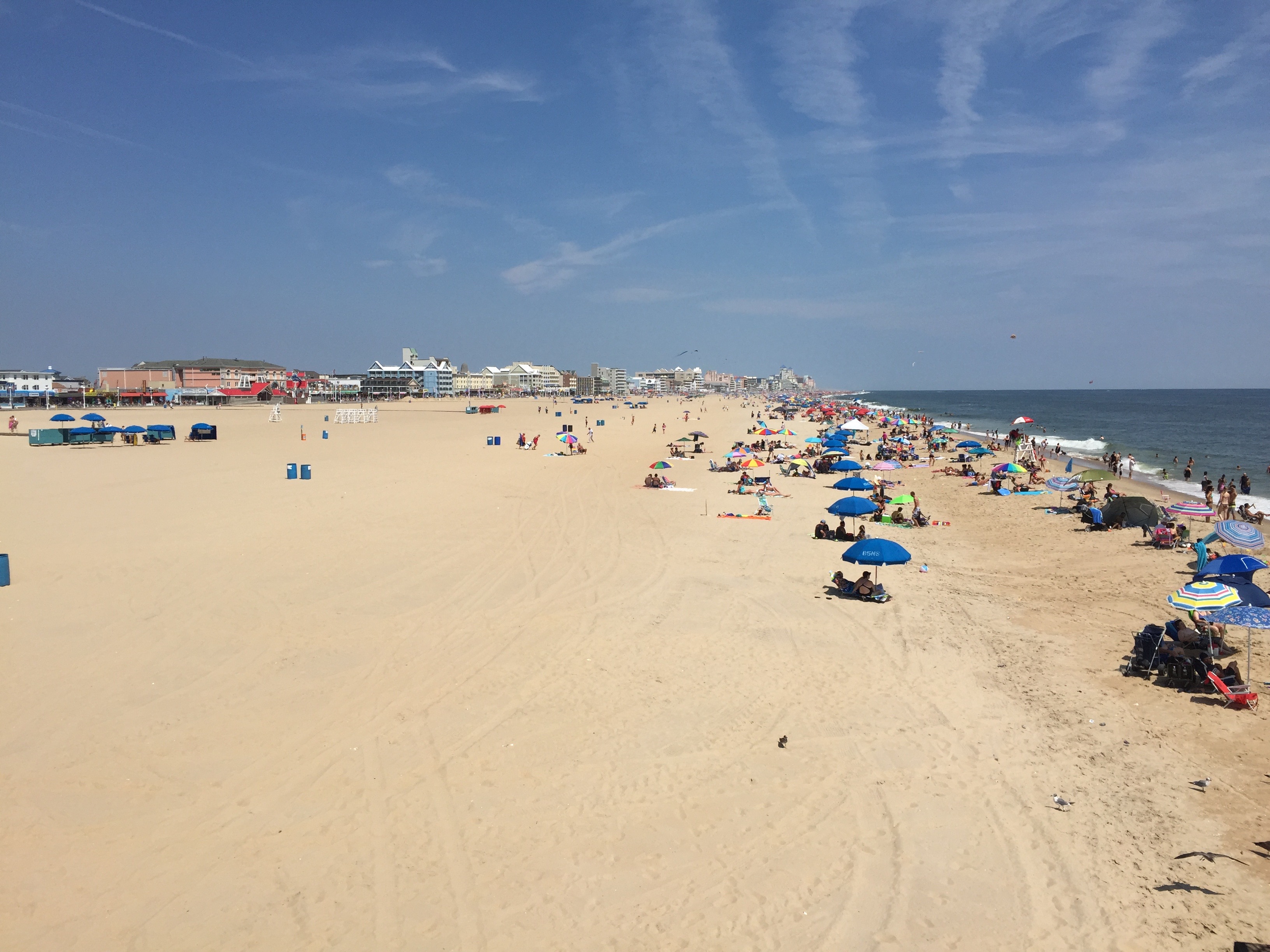 Beach and hotels of Ocean City